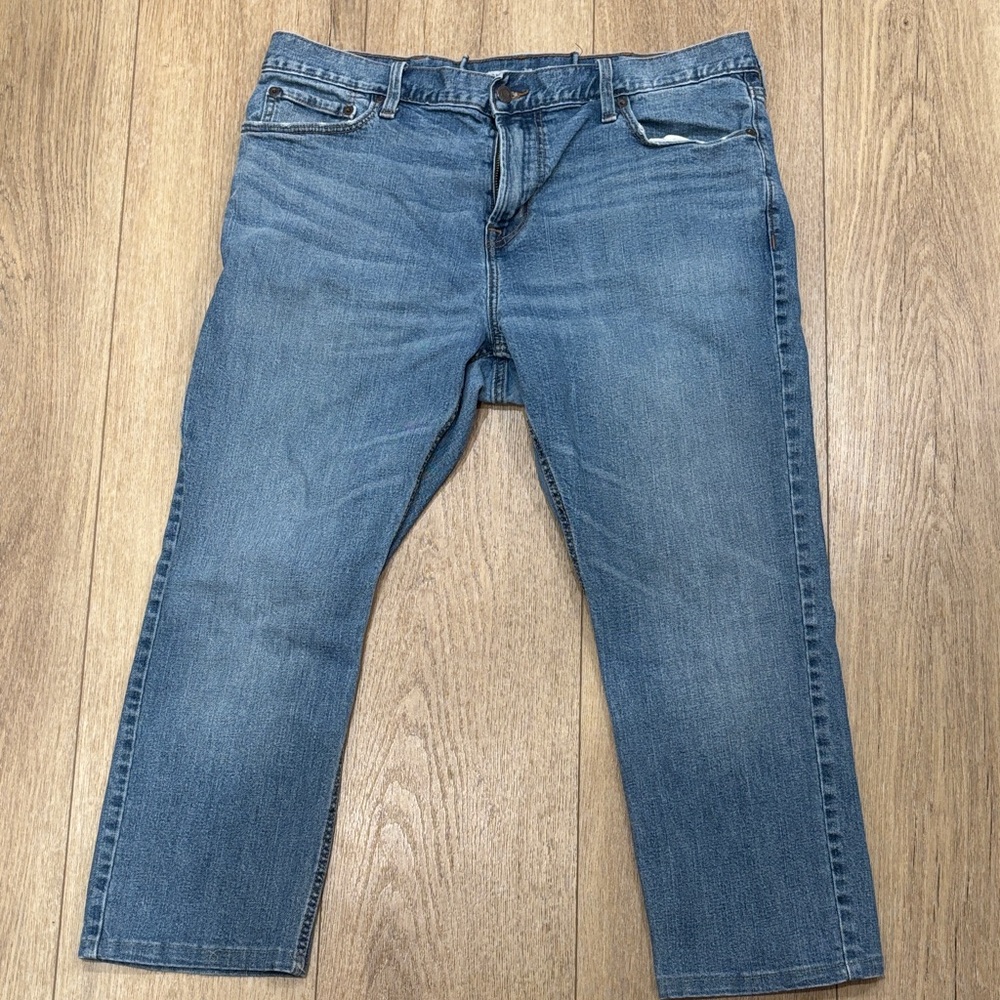 Old Navy Men's Straight Jeans in Light Blue